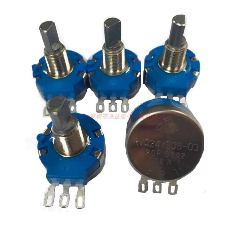 日本TOCOS 电动代步车电位器RVQ24YS08-03 20F轴B502有效角度45