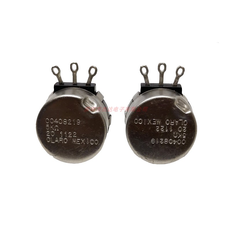 墨西哥MEXICO单圈电位器CLARO 长寿命单联26型5K可调电阻22MM半轴