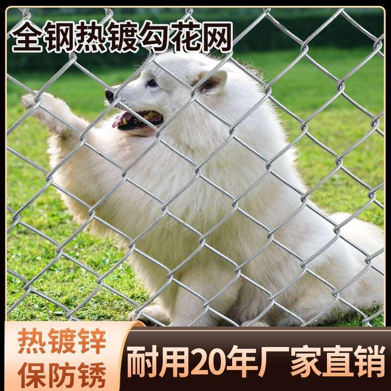 热镀锌铁丝网围栏勾花网养殖鸡狗牛羊猪钢丝网栅栏防护果园隔离网