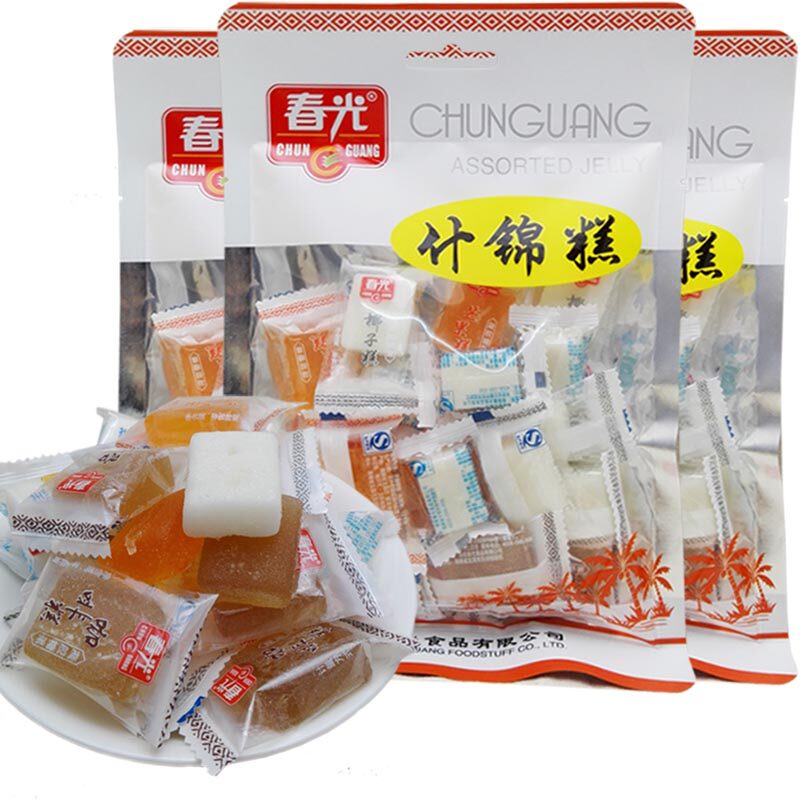 海南特产 春光什锦糕200克X3袋  多种口味糖果 海南风味 零食