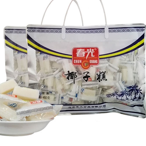 海南特产春光椰子糕有嚼劲糖果