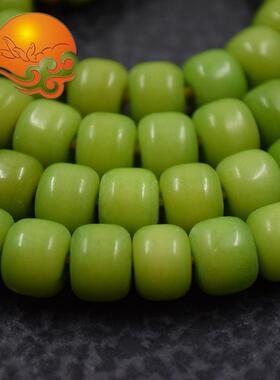 厂家应烤供108颗绿色菩提根 桶菩珠提IEJ子佛珠