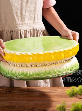 5ZV7陶瓷新款佛像底座观音菩萨坐台佛像神像加高垫台莲花灯座