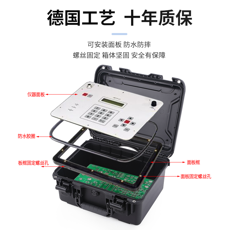 控制面板安装固定安全箱仪器箱设备五金工具手提安全防护保护箱