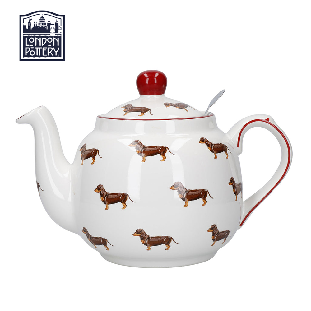 LondonPottery可爱狗狗茶壶ins