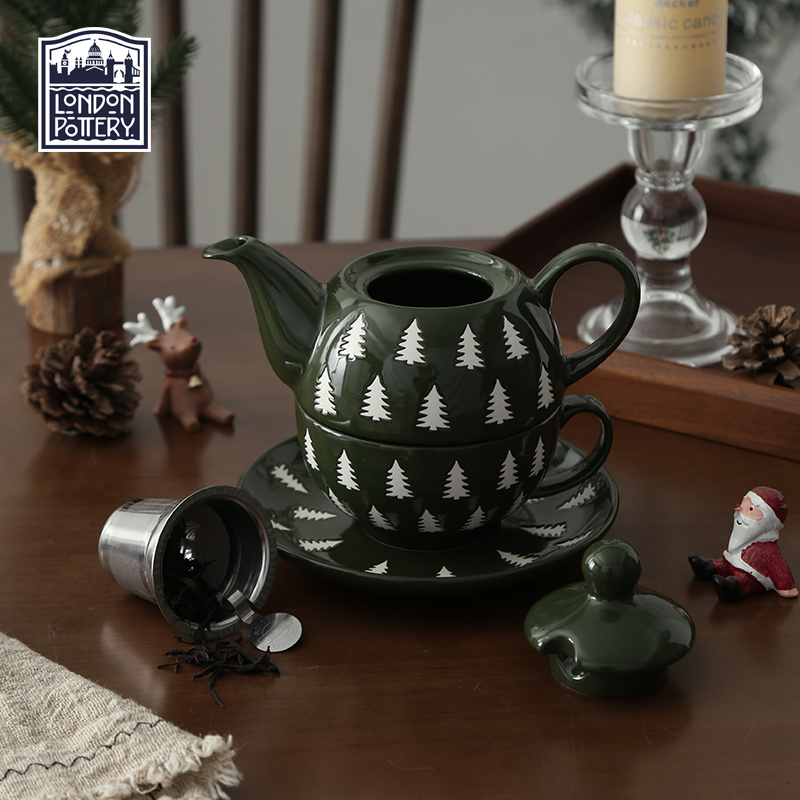 英国伦敦Pottery圣诞树茶壶