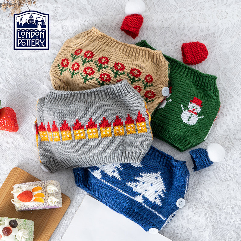 现货茶壶毛线针织套子不含