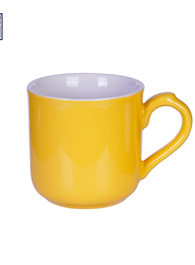 London Pottery黄色田园250ML英式陶瓷马克杯咖啡杯北欧轻奢