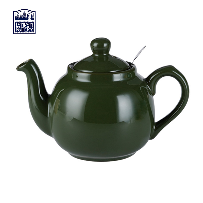 LondonPottery墨绿色田园茶壶