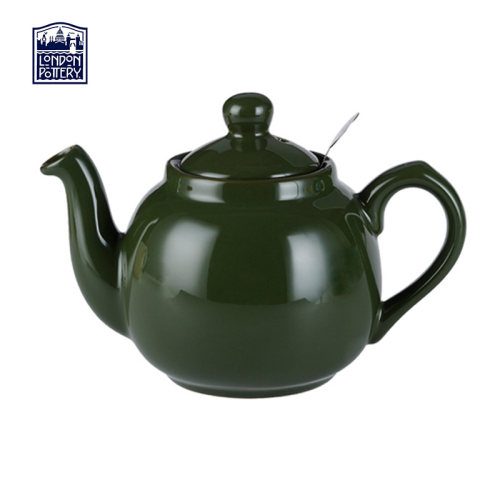 LondonPottery墨绿色田园茶壶