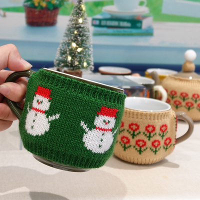 马克杯针织杯套防烫隔热礼物