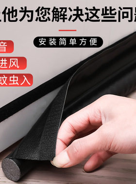 Sealing strip door seam tight sound insulation windproof