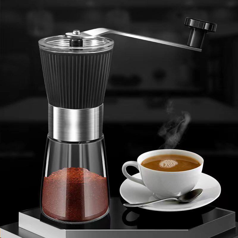 304 Manual Coffee Grinder Machine Outdoors Travel Hand Crank