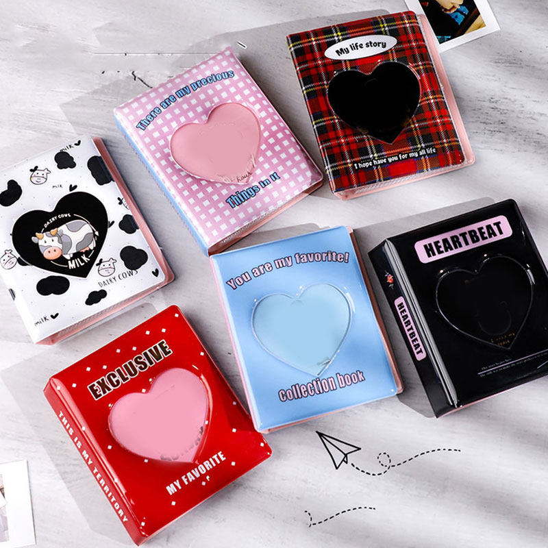 Holder Plaid Album Instax Mini Album For Cards Collect Book