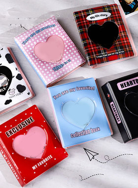 Holder Plaid Album Instax Mini Album For Cards Collect Book