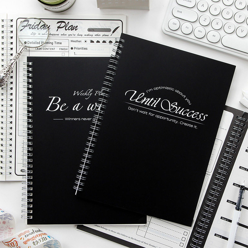 Dream Setting Sail Notebook Notebook Black Coil Notebook
