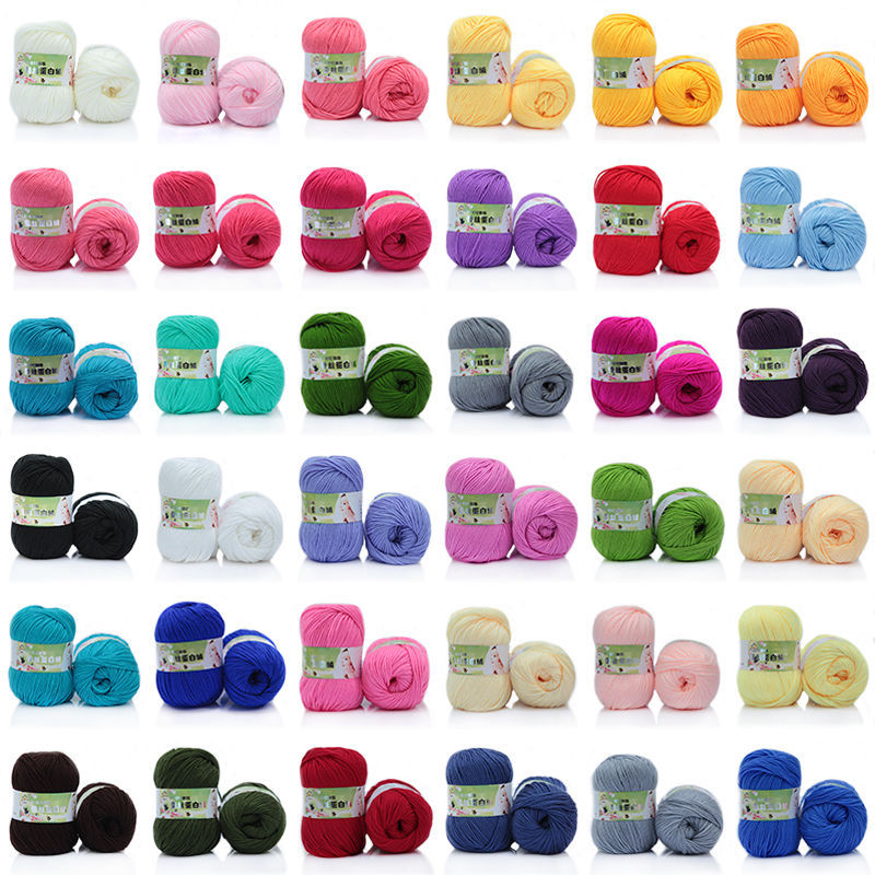 Baby Milk Knitting Yarn  Hat Dolls Flowers Handmade Weaving