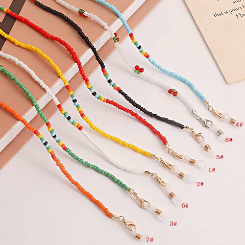 Beads Eyeglass Ropes，Handmade Eyeglass Lanyards for Women