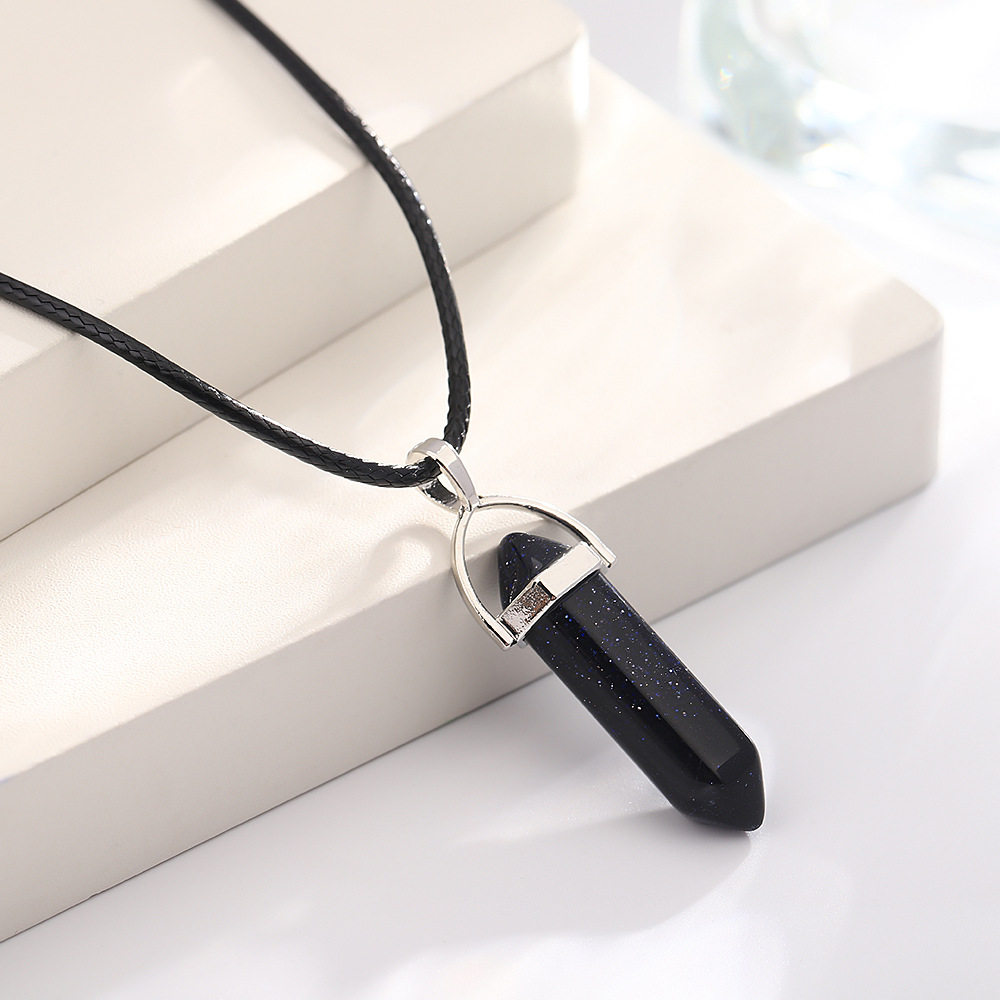 Sextagonal couple sexy collarbone chain Bohemian necklace