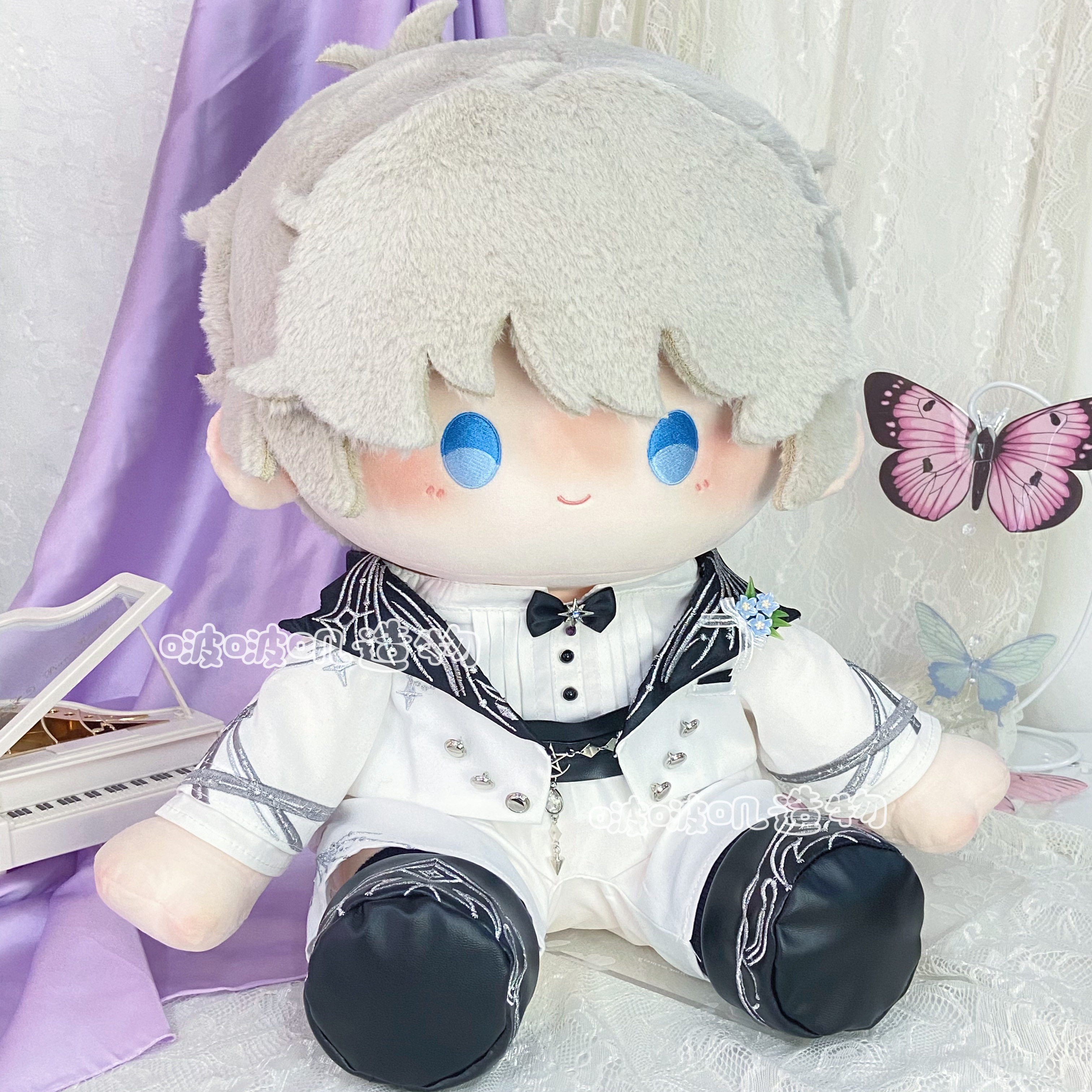 （预售）双星绊誓沈星回婚卡星泊地恋与深空20/40cm棉花娃娃娃衣