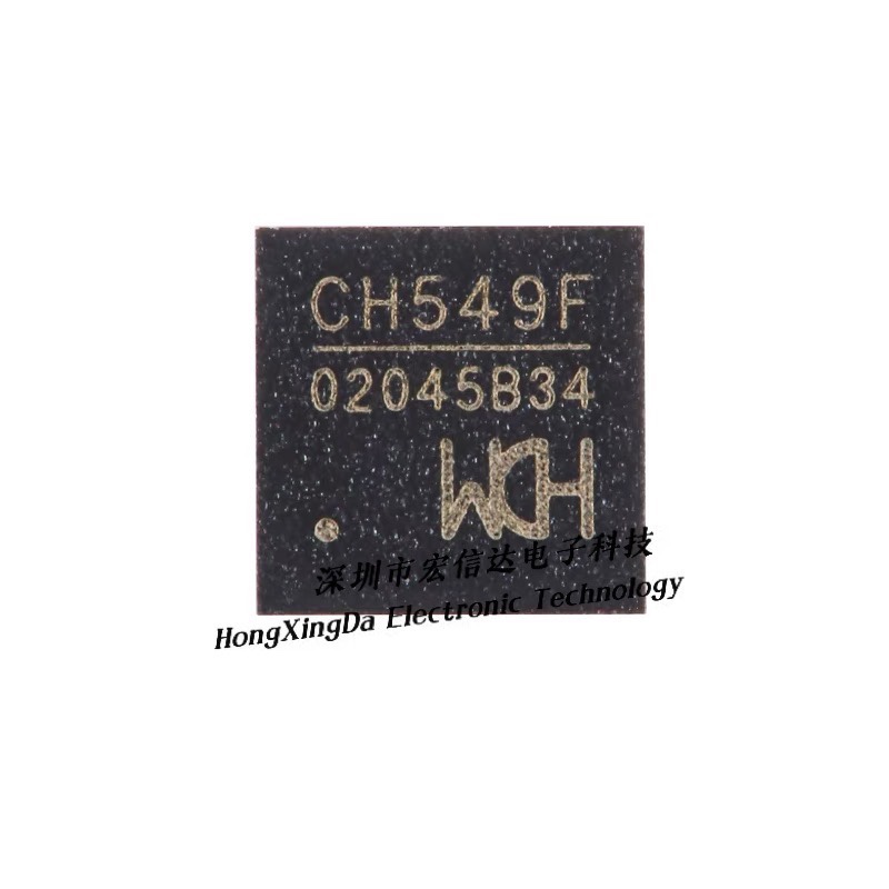 原装正品 CH549F封装:QFN-28 8位增强型 USB单片机芯片IC