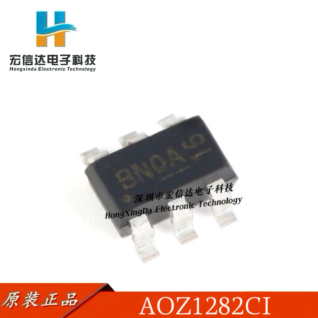 原装正品 AOZ1282CI SOT23-6 4.5V~36V,1.2A可调式DC-DC降压芯片