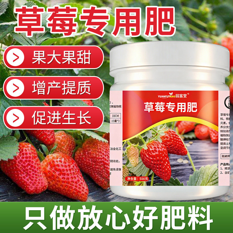 草莓肥料专用肥室内盆栽家用颗粒水溶肥膨大增甜有机复合肥通用型