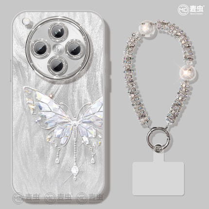 适用oppofindx8s手机壳女款findx9保护套x7硅胶ultra全包s+防摔reno14镜头膜13蝴蝶炫彩oppo好看pro新款a96软