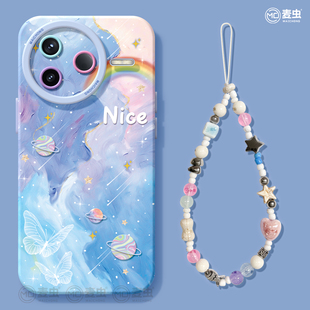 软80外壳 redmi防摔k60por高级星云k50涂鸦个性 适用红米k80手机壳女款 k90pro保护套小米k40s全包硅胶k70至尊版