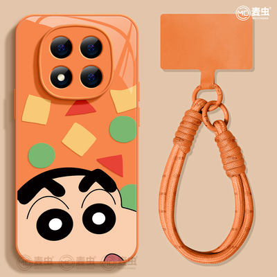 适用红米note15pro手机壳女款note14保护套小米高级note11pro硅胶防摔13por+全包redmi玻璃12turbo软好看橙色