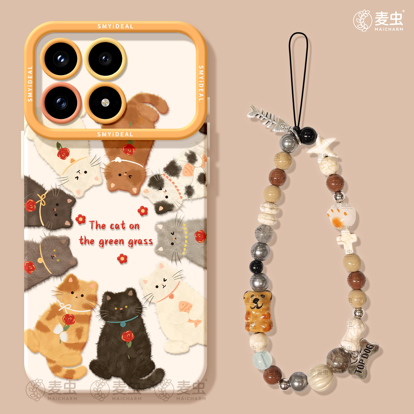 适用红米k80手机壳女款k90pro保护套小米k40s全包硅胶k70至尊版redmi防摔k60por高级快乐k50好看猫咪软80外壳