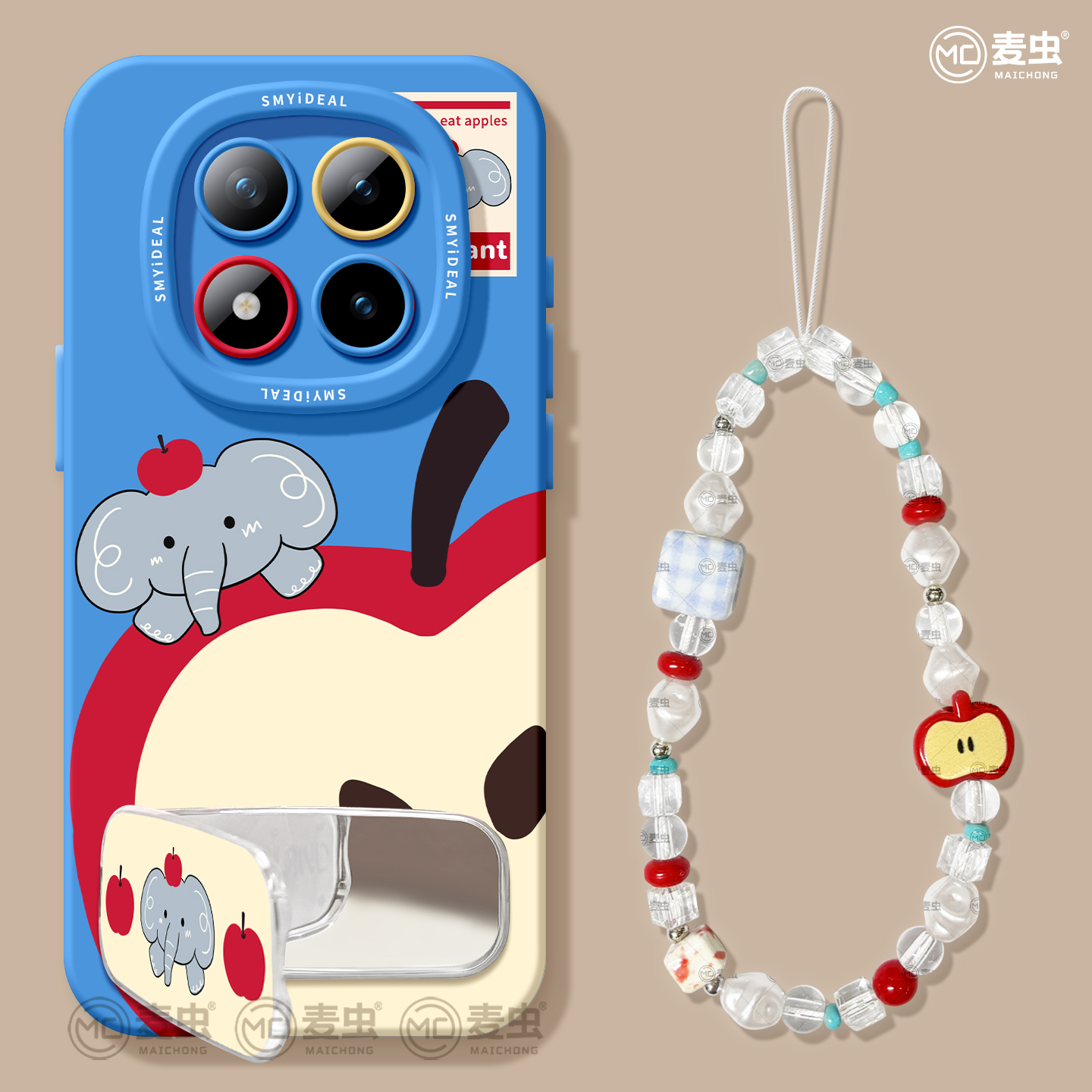 适用红米note15pro手机壳女款note14保护套小米高级note11pro硅胶防摔13por+全包redmi苹果12turbo软可爱大象