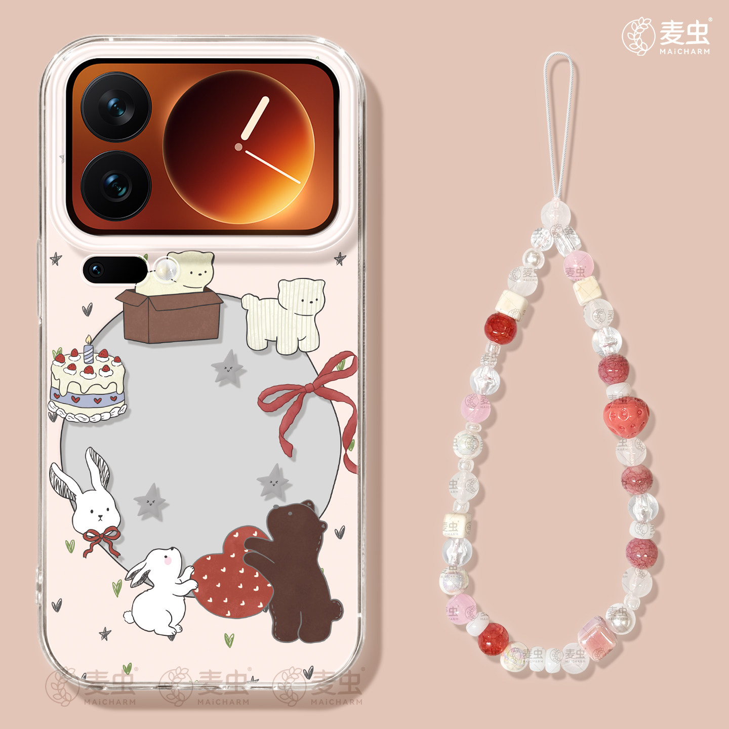 适用小米17手机壳女款17pro保护套新款小米13ultra全包防摔12pro硅胶高级外壳14青春版兔子15por好看小熊软壳