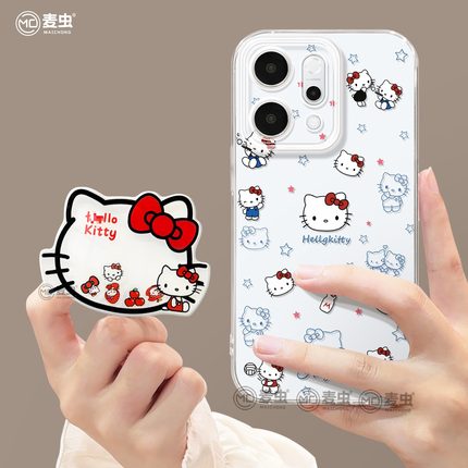 适用opporeno15手机壳女款reno14pro+保护套13全包9pro硅胶8防摔reno7se高级oppo软壳10透明11外壳KT猫12可爱