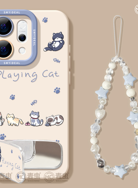 适用opporeno15手机壳女款reno14pro+保护套13全包9pro硅胶8防摔reno7se高级oppo软壳10可爱11外壳猫咪12好看