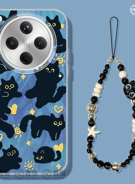 适用oppofindx8s手机壳findx7pro保护套硅胶ultra全包防摔x6por高级外壳x5黑猫个性0pp0好看x8pro新女款软壳