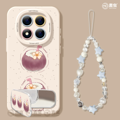 适用红米note15pro手机壳女款note14保护套小米高级note11pro硅胶防摔13por+全包redmi清新12turbo软支架椰子