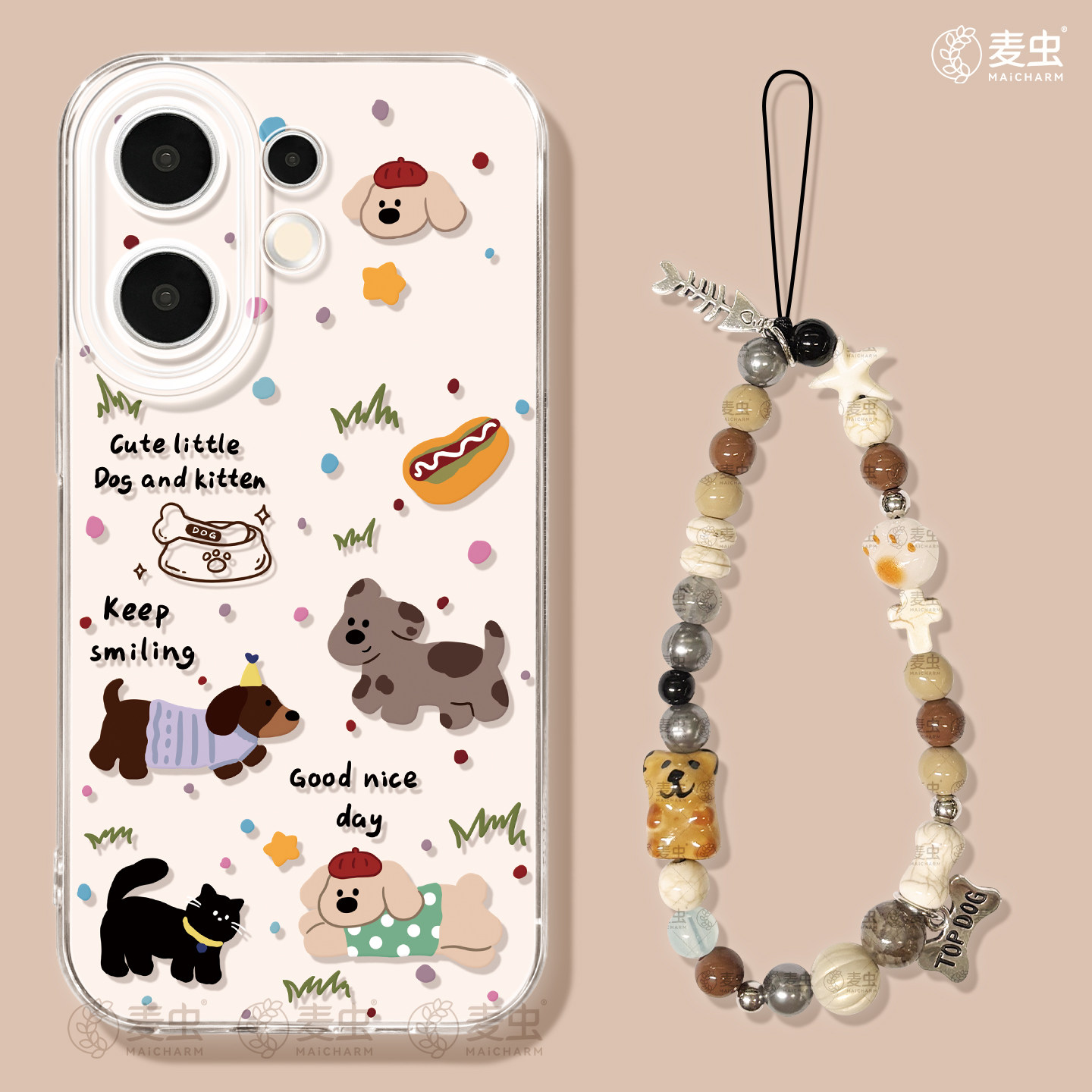 适用vivos50手机壳女款s30pro保护套vivo s16e全包18防摔s15/s12高级s18硅胶软s17外壳草地19好看小狗新款s20