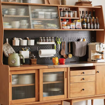 餐边柜洞洞板配件挂钩金属挂篮