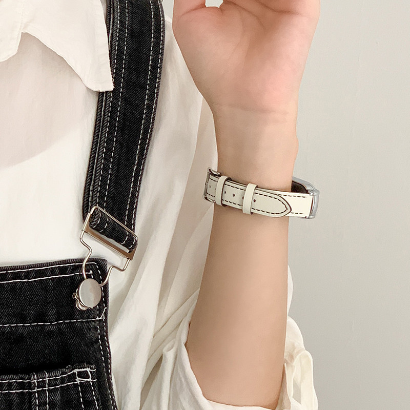 小米手环8/7/6腕带ins小米3/4/5nfc手环表带小米智能运动手环三四五六七八代手腕带高级软皮质手表带创意女生,智能设备,智能手表手环表带/腕带,淘宝优惠券,粉丝福利购,淘宝优惠卷