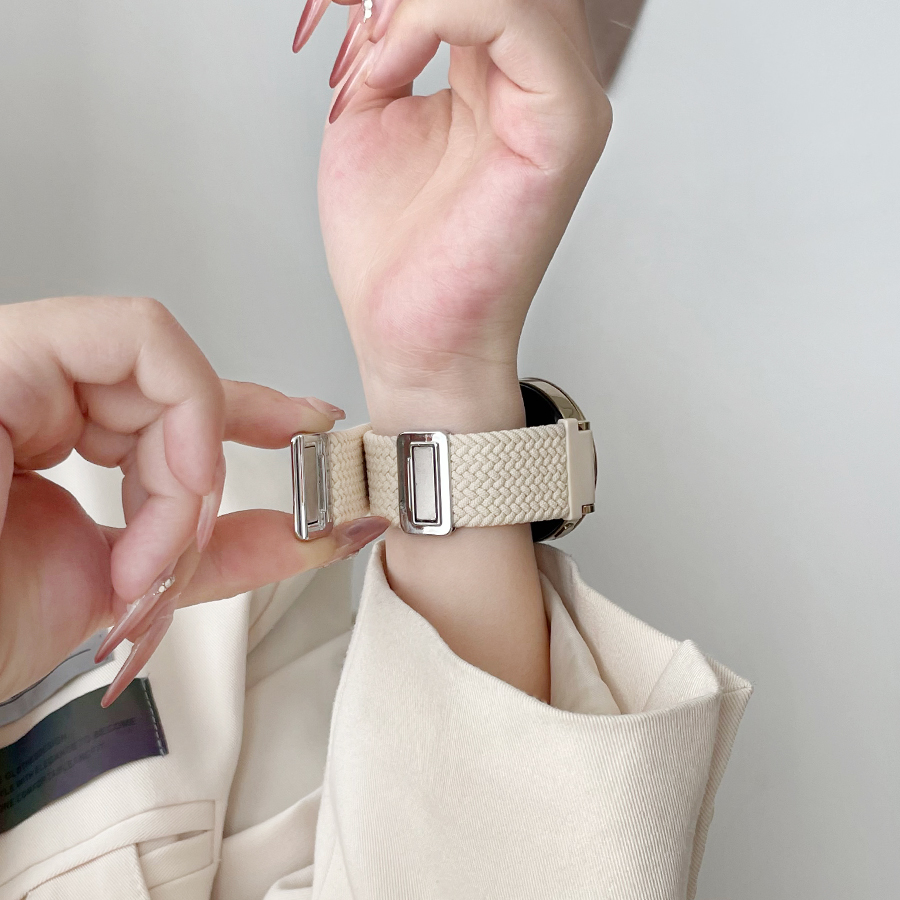 学长家华为gt4表带编织磁吸表带