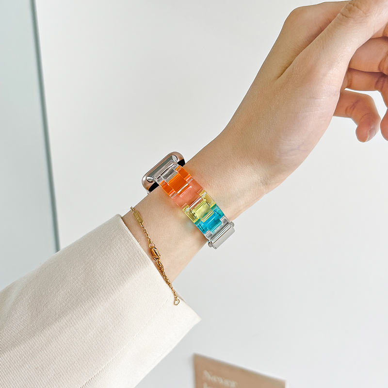 适用华为手环6/7表带NFC版华为手表6pro手表带荣耀6手环腕带华为智能运动手环六七代替换带树脂透明女生可爱怎么样,好用不?