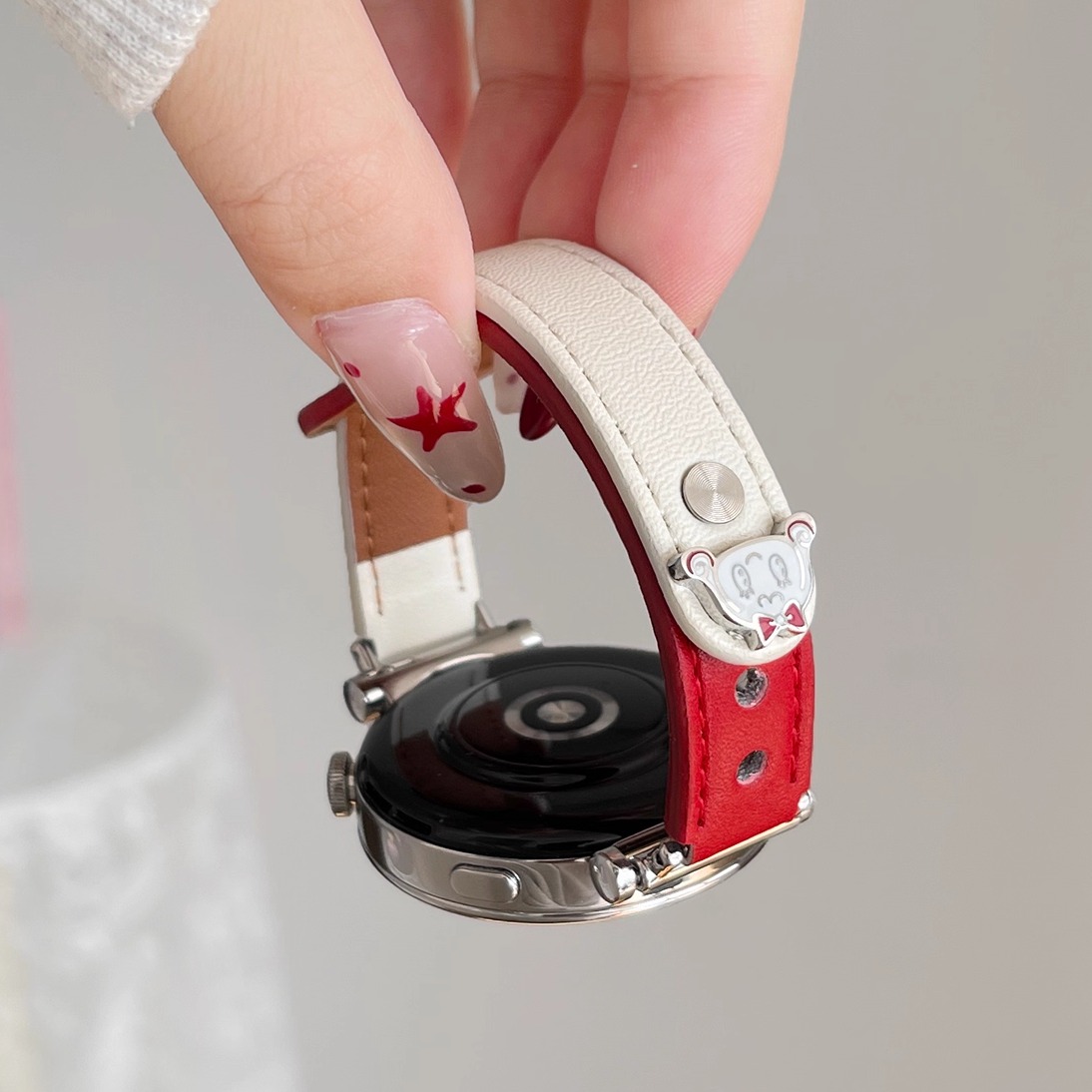 手表GT6-创意动漫新款双扣皮表带