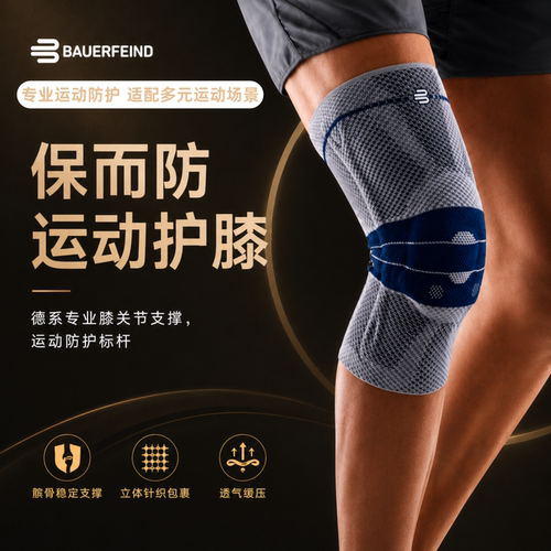 Bauerfeind第八代护膝运动护具