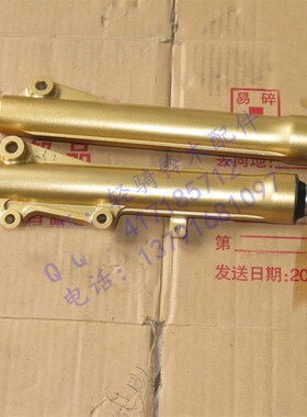 适用铃木赛驰QS110-A/C前减震z弯梁车赛胜QS110-2前避震器叉子组