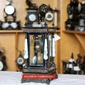 古典 钟表 精武y风云电影仿古机械座钟铸铜理石钟 座钟 钟