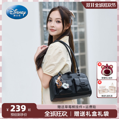 迪士尼女包2025新款保龄球包