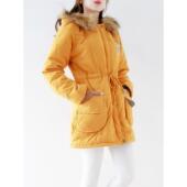 女 Women Winter Hooded Coats Jacket Warm Tops Fashion Ladies