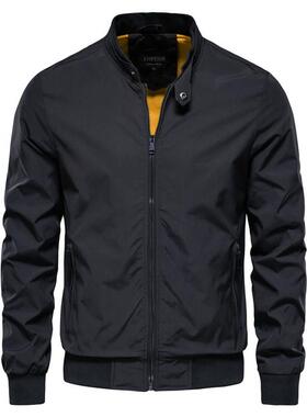 夹克Stand-up collar men's jacket Casual fashion slimming