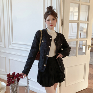 小香风90白鸭绒羽绒服冬季新款女高端洋气轻薄小个子时尚短款外套